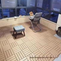 Vandeniška neslydi PVC lauko grindų danga balkono ir terasos renovacijai Single Piece Price (11 pieces per sq. meter) gray