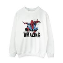 Marvel Womens/Ladies Spider-Man Amazing Sweatshirt S balta