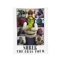 Shreks Pun Funny Memes Blanket Flannel Autumn/Winter  Portable Soft Throw Blankets for Sofa Outdoor Bedspread 30x40in