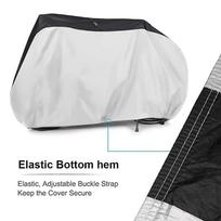 Bicycle Cover for Bikes Waterproof Cycle Rain Tarp Dust Resistant XL white