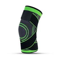 1Pcs Knee Compressions Sleeve with Adjustable Straps for Running Working Out and Sports Wearing All Day XL black