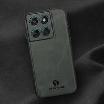 Smūgiams atsparus plonas dėklas MOTOROLA MOTO Edge 60 Fusion 70 Pro 50 Neo Ultra Edge70 neslystančiu odiniu galiniu dangteliu Motorola Edge 50 Pro pilka spalva