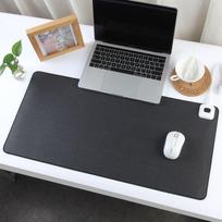 Pure Color Mouse Pad Table Heating Mat Office Electric Heating Desktop Heating Pad Hand Warmer Heattech Student Writing Heating Winter 52CM, 26CM ruda