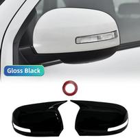 Automobilio galinio vaizdo veidrodėlio dangteliai Šoninio sparno veidrodėlio dangteliai Blizgūs juodi Mitsubishi ASX Outlander 2013-2018 kairysis ir dešinysis With Lamp Black black