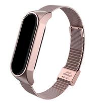 Metal Watchband for Xiaomi Band 10 9 8 7 6 5 Strap Waterproof Bracelet Replacement Wristband for Mi Band 3 4 Strap Accessories For Mi band 3/4/5/6 black