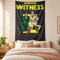 Blake and Mortimer Tapestry highquality for decorating living room bedroom dorm walls ideal as bedroom wallart orholiday gift 100cmx150cm black