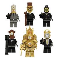 Kolekcija-Tualeto žmogus prieš. Monitorius Žmogus Titanas Laikrodis Žmogus Konstruktoriai Minifigūrėlė Žaislas