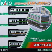 KATO N Gauge E233-3000 Series Tokaido Line Ueno-Tokyo Line Basic Set (4 Cars) 10-1267S Model Train E 1/150 - B0D2Q8P3FW black
