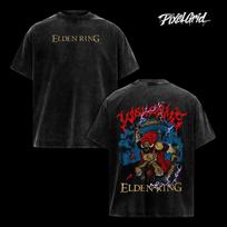 Radahn From Elden Ring X Welcome Graphic Tee, Oversized Heavyweight Cotton Tees, 120 black