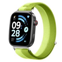 Breathable Nylon Loop Strap for Redmi Watch 6 5 4 Smartwatch Accessories Sport bracelet correa Xiaomi Mi band 10 Pro/9 pro/8 pro Mi band 9 pro žalia