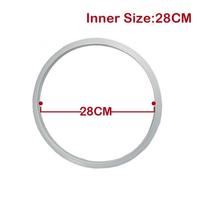 Universal Pressure Cooker Sealing Ring 18-30CM Food Safe Silicone Heat Resistant Leak Proof for Kitchen Cooking Accessories 28cm