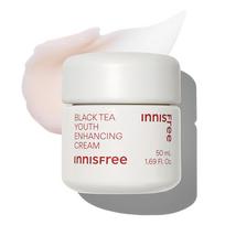 Innisfree Juodosios arbatos jaunystę stiprinantis kremas 45ml white