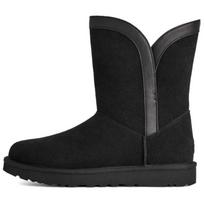 UGG Classic Novelty Short Mid Calf Snow Boots Women's Black Sneakers 1174515-BLK 39