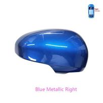 For Toyota IQ 2009~2015 Reverse Mirror Shell Mirror Case  Car Accessories Rearview Mirror Cover Blue Metallic Right blue
