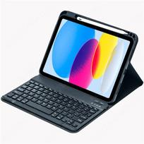 Klaviatūros dėklas iPad 10.2 7 8 9-osios 10-osios kartos Funda Pro 11 Air 4 5 3 2 10.9 9.7 10.2 10.5 Rusų Ispanų Klaviatūros Dangteliai For iPad Pro 11 2021 juoda