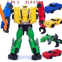 Naujausias 5 IN 1 HAIZHIXING G1 Šaunus 32CM Transformuojami žaislai Anime Devastator Veiksmo figūrėlė Robotų Dinzaurų Modelis Berniukams Vaikams Dovana yellow