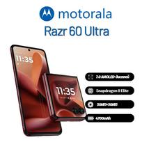 Motorola Moto Razr 60 Ultra išmanusis telefonas palaiko Nano-SIM+eSIM, Visiškai naujas 256GB raudona