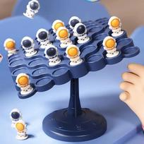 2D Astronaut Balance Tree Board Game - Interactive Strategy Game For 2 Players, EnhancesReaction & Critical Thinking Skills, lde mėlyna