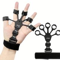 Adjustable Anti-Slip Finger Trainer, Grip Strength Hand Exerciser, Portable Finger Expander With 5-Finger Cutout Design Fit For Bask beige