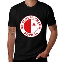 Sporto klubas Slavia Praha Marškinėliai Laisvi marškiniai Krepšinio grafiniai marškinėliai Pigūs daiktai Grafinis marškinėlis Senoviniai juokingi marškinėliai Unisex M black