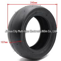 49CC Mini Motorcycle Racing Tire - Vacuum Slick 90/65-6.5 & 110/50-6.5 gray