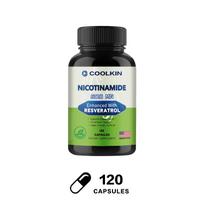 Coolkin Nicotinamide 500mg Capsules 120pcs — Vitamin B3 Support, Daily Wellness, Nutritional Support 120*1