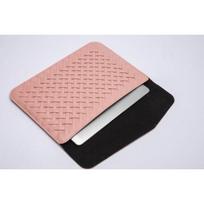 Slim Woven Laptop Sleeve Case MacBook Pro 14-inch M5 Air 13-inch Waterproof Inner Bag Protective Cover Black Pink 2024 14 Pro M4 A3112-A3185-A3401 rausva