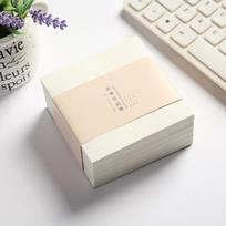 400 Sheets Self-adhesive Sticky Notes Kraft Paper Memo Pads High Quality Note Paper  School Office 02 Non Sticky