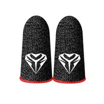 Mobile Gaming Gloves Fingertips For PUBG Gamer Sweatproof Anti-slip Touch Screen Finger Sleeve Breathable Gaming Finger Cover black