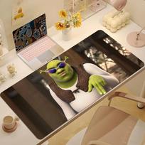 Cartoon Mmonster Shrek Mouse Pad Large Desk Mat Keyboard Ergonomic Office Rubber Game PC Nonslip Antifray Home Custom Best Pr 800x300x3mm beige