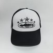 American Trendy Trucker Cap with Summer Print Sun-Protective Baseball Cap, Street Fashion Trendy Mesh Cap Baseball Cap with brim juoda