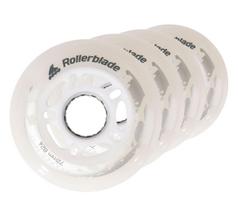 Rollerblade MOONBEAMS 72mm 82A Light Up Rollerblade Wheels 4pcs White