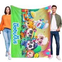 BabyBus pledas minkštas flanelinis lovai sofai mesti jaukus lengvas gimtadienio dovana 100cm*130cm