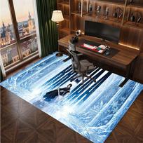 Bleach anime Rug Soft Thick Non Slip Floor Carpet for Bedroom Living Room Home Decor 80cmx120cm