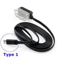 1 PC OBD2 mini USB cable OBDII 2 7 pins to Mini USB connection cable for car HUD Head-Up Display hud cable OBD Type 1