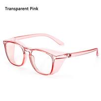 Akių apsaugos akiniai Mėlyna šviesa blokuojantys akiniai nuo rasojimo Apsauginiai akiniai nuo žiedadulkių Transparent Pink