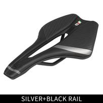 TOSEEK Mtb Bicycle Saddle Bike Seat 7mm Round Rail EVA Material Mountain Bike Bicycle Products Accessories For MTB Racing black
