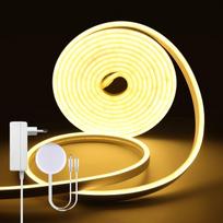 LED Lemputė Po Spintele Neoninė Juosta Su Rankos Mosto Jutikliniu Jungikliu Pritemdoma Virtuvės Apšvietimui 1-5M 12V EU Kištukas 1m
