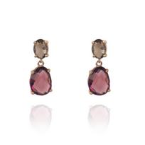 AUGUST ALICE Amethyste Shadow Crystal Drop Earring one