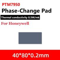 „Honeywell- PTM7950 Thermal Pad 8,5 W/mk“ fazės keitimo silikono padėklas nešiojamojo kompiuterio procesoriaus GPU šilumai laidžios pastos aušinimo tepalo padėklai gray