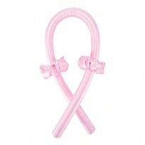 3pcs/1set Woman Heatless Hair Curls Headband Make Hair Soft Shiny Hair Curler Hairdressing Tools Accessories rožinė