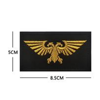 Gold Thread Tassel Double-Headed Eagle Shoulder Insignia Badge brown