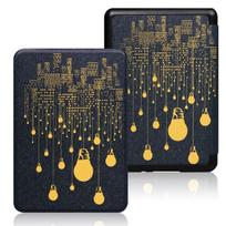 Leather 6 inch e-Reader Cover Auto Sleep/Wake Anti Scratch Folio Funda for Kindle Basic 2026/2026 Released 11th Generation gray