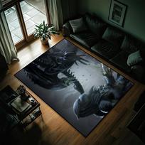 Filmo T-Plėšikas Mažas Kilimas Naktinio Stalo Virtuvės Vonios Svetainės Namų Kambario Grindų Kilimėlis Durų Kilimėlis Kilimas Dekoras 40cm x 60cm gray