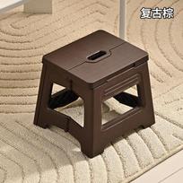 Plastic Folding Stool, Outdoor Toilet Carrying Bench, Adult Train Seat, Fishing Stool, Retractable Stool, Bathroom Low Stool gray