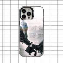 Limbus Company Phone Case For iPhone 16,15,14,13,12,11,8,7,Pro,Max,Plus,Mini,XS,SE Anti Fall Black Matte Hard iPhone15 gray