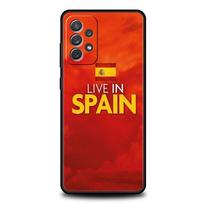 Telefono dėklas Samsung Galaxy A17 A15 A13 A51 A71 A41 A31 A21S A07 A03S A05 A35 A55 A23 A25 A33 A53 A73 5G dangtelis Ispanijos vėliava Galaxy A32 5G red