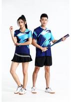 Cross-Border Men's & Women's Volleyball and Badminton Uniform Sets with Numbered Short Sleeves Men M black