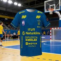 IRUDEK Bidasoa Irun 2026 Asobal Ispanija Rankinio Marškinėliai 3D Spausdinta Marškinėliai Namų Išvykos Suaugusiems VAIKAMS Unisex Euro Viršus Šeimos Vaikų Marškinėliai 6XL blue