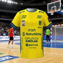IRUDEK Bidasoa Irun 2026 Asobal Ispanija Rankinio Marškinėliai 3D Spausdinta Marškinėliai Namų Išvykos Suaugusiems VAIKAMS Unisex Euro Viršus Šeimos Vaikų Marškinėliai 4XL yellow